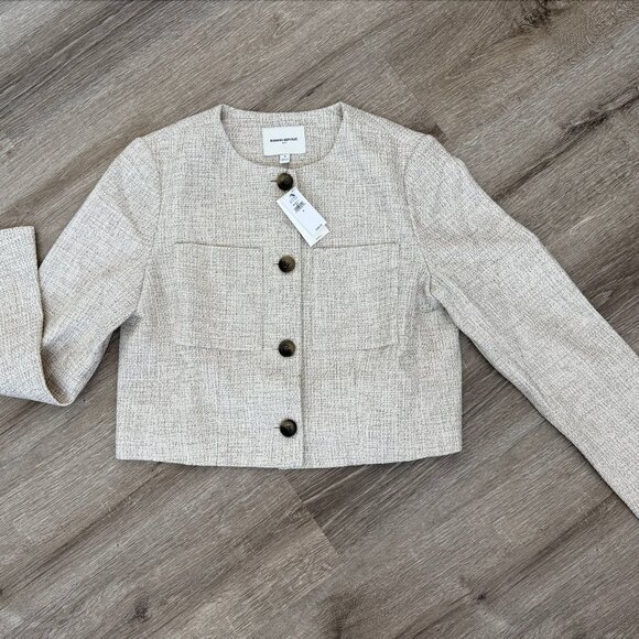 Banana Republic Boucle Collarless Jacket - NWT - Picture 4 of 5